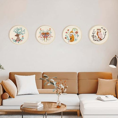 Beginner Butterfly Embroidery Kit for Adults, Pre-Printed with Video - color: Butterfly
