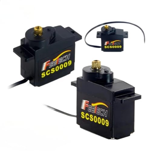 SCS0009 Serial Bus Servo Kit SCS0009 2.3KG Micro Servo Metal Gear w/300° Encoder TTL/RS485 for Robot Arm, RC Helicopter, Arduino, STEAM (4 Servos+1signal Conversion Board) - style: 4 Servos+1signal conversion board