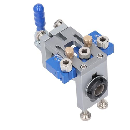 Self Centering Dowel Jig Kit for Woodworking Precision Dowel Hole Drilling Cabinet Making Applications Furniture Assembly Joinery Tool