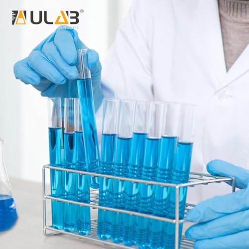 ULAB Stainless Steel Test Tube Rack, Wire Constructed, 12 Places, Suitable for Tubes of Dia.≤25mm, UTR1009 - color: 12holes Steel