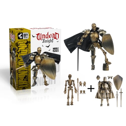 5.5 inch T13 Skeleton Knight Action Figure Set - color: Golden Skull Knight