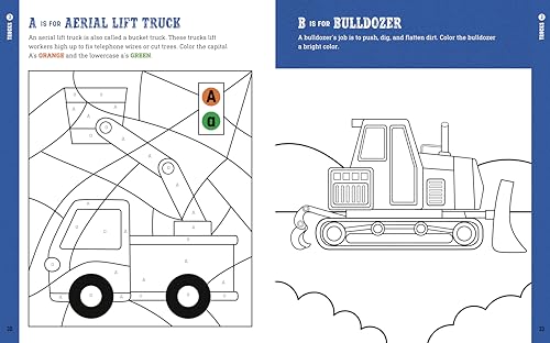 Construction Site Preschool Activity Book: Fun Learning with Trucks, Tools, and Mighty Machines