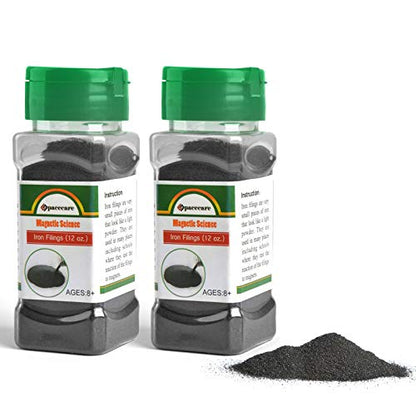 SPACECARE Magnetic Sand Iron Powder Filings Powe Storage (24 Ounces) 1 Pack