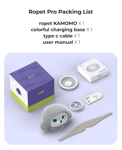 AI Pet Interactive Robotic Companion Robot, Emotional Support for Kids and Adults, AI Desk Emo Robots, Anxiety Relief Comfort Gift (Including Colorful Charging Base)