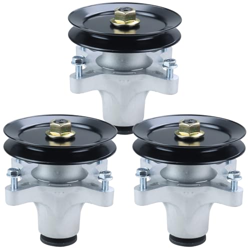 3PK 139-3214 Spindle with 125-5575 Spindle Pulley for Toro 50" Deck - size: 3x121-0751E