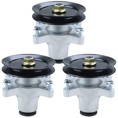 3PK 139-3214 Spindle with 125-5575 Spindle Pulley for Toro 50" Deck - size: 3x121-0751E