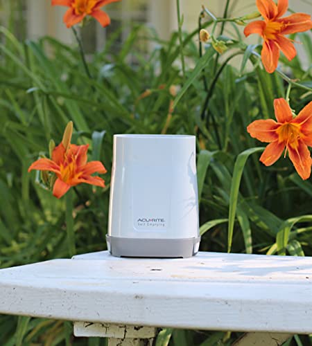AcuRite (02446M) Self-Emptying Wireless Rain Gauge with Indoor Display - color: Vertical Display, size: Vertical Display
