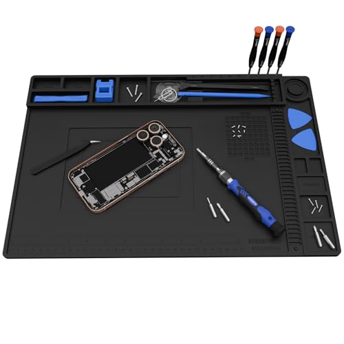 STREBITO Soldering Mat Electronics Mat Silicone Repair Mat 17.7''x11.8''