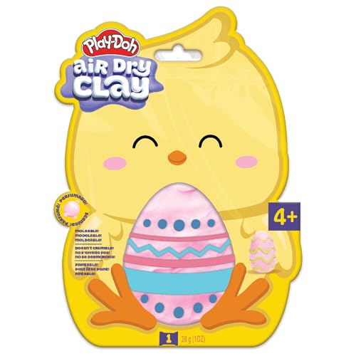 Play-Doh Scented Air Dry Clay, 3-Pack Spring Bundle, Includes 1 Green Watermelon, 1 Blue Cotton Candy, 1 Pink Bubblegum - color: Spring