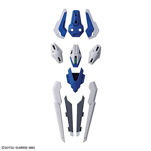 Bandai Hobby - Mobile Suit Gundam: The Witch from Mercury - #19 Gundam Aerial Rebuild, Bandai Spirits HG 1/144 Model Kit,Blue - color: blue