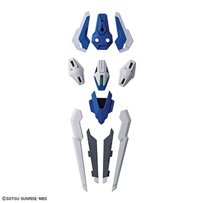 Bandai Hobby - Mobile Suit Gundam: The Witch from Mercury - #19 Gundam Aerial Rebuild, Bandai Spirits HG 1/144 Model Kit,Blue - color: blue