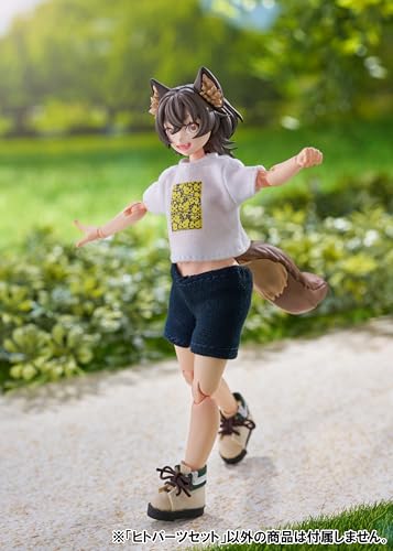 Aoshima Bunka Kyozai Aoshima Kemo Plastic No. KO-01R Human Parts Set [Color A] Non-Scale Approx. 5.3 inches (135 mm), ABS & PVC Color-Coded Plastic Model