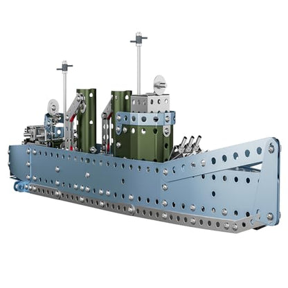 Lucky Doug Stem Building Projects Model Cruiser Ocean Ship Set, 504 Pieces Stem Project Building Toys for Kids Ages 8-12, Assembly Science Kit Toys Gifts for Boys Kids Girls 8 9 10 11 12-16 Years Old - style: 8803