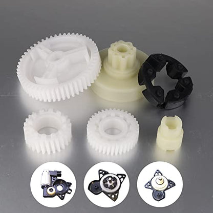 3mirrors Power Window Lift Regulator Motor Gear Repair Kit Set Replacement Compatible with Mazda 3 Sport 5 6 CX-7 CX-9 RX-8 (1 Set - 6 Pcs)