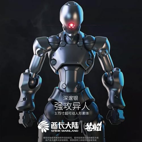 ARDENTIS & Sheik Mainland 1/18 Model Kit Mecha Xenostrike Deep Silver 2PCS - color: Xenostrike Deep Silver