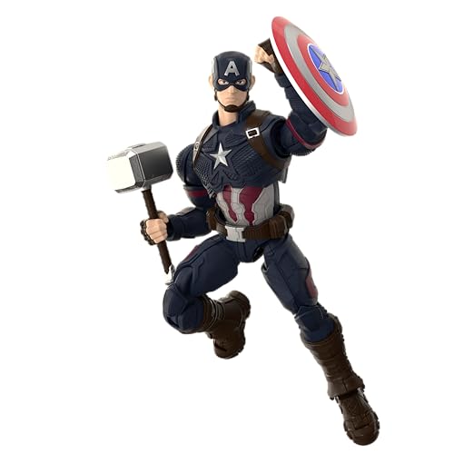 Blokees - Champion Class - Marvel Infinity Saga – Captain America CC03 Model Kit - Assembly Required - No Tools - No Cutting - No Glue - No Paint - Age 14+