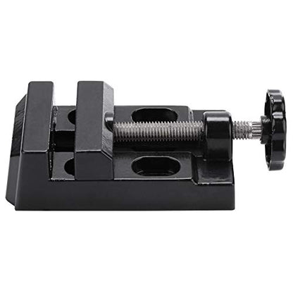 Mini Table Vise, Aluminium Alloy Small Household Bench Clamp for DIY Craft Jewelry Making, 4.3 Inch Portable Vise