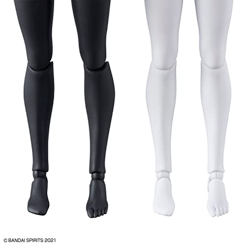 Bandai Hobby - 30 Minute Sisters - #12 Option Body Parts Arm & Leg Parts [White/Black], Bandai Spirits 30 MS Model Kit