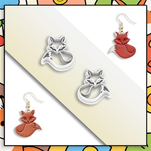 12 Pcs Animal Polymer Clay Cutters Set - Dinosaur, Bird, Fox & Dog Shaped Clay Cutters for Polymer Clay Jewelry Making, Gift for Animal Lovers，Women，Friendship - color: Dachshund