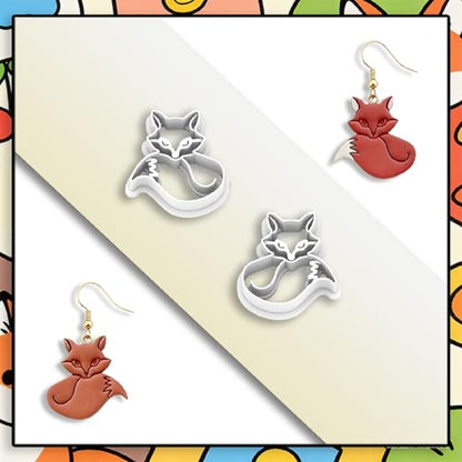 12 Pcs Animal Polymer Clay Cutters Set - Dinosaur, Bird, Fox & Dog Shaped Clay Cutters for Polymer Clay Jewelry Making, Gift for Animal Lovers，Women，Friendship - color: Dachshund