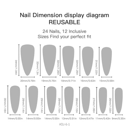 Stiletto Press on Nails Medium Blue Fake Nail Golden Embossed Acrylic Nail Press ons Cat Eye Stick on Nail for Women 24pcs - color: Color37