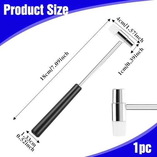 Mabor Dual Head Small Hammer, Lightweight Mini Hammer, 7.1 Inch