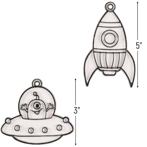 Fun Express Outer Space Suncatcher Kit Makes 24