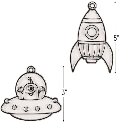 Fun Express Outer Space Suncatcher Kit Makes 24
