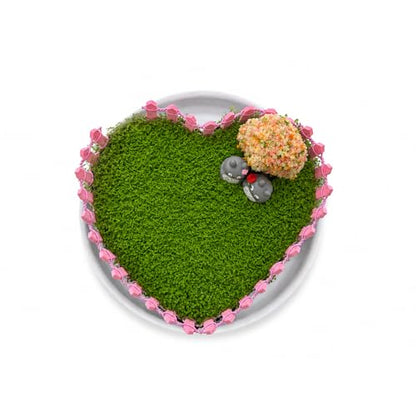Plant Growing Kit for Kids, Heart-Shaped DIY Mini Garden with Peat Moss & Coco Coir, Planting Activity Kit with Tray and Decorations, Indoor Gardening Gift for Kids - size: Pink Fence