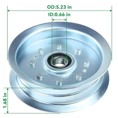 756-05034A GY20629 Idler Pulley for John Deere 42" 48" D140 Deck - size: 1xGY20629 756-05034