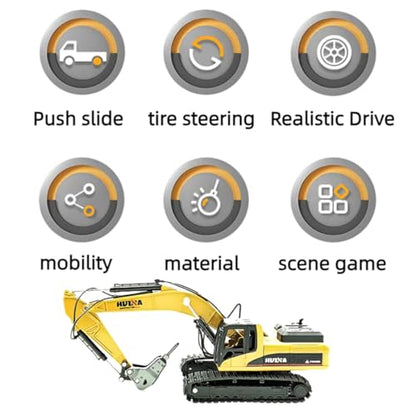 Die Cast 1:50 Scale All-Metal Demolition Machine Model - Highly Detailed Construction Toy, Perfect for Collectors and Display, Durable Alloy Material, Ideal Gift - style: Demolition Machine model