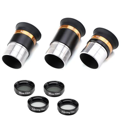 62° Aspheric Eyepiece Set, 1.25-Inch, 5X Barlow & Filters