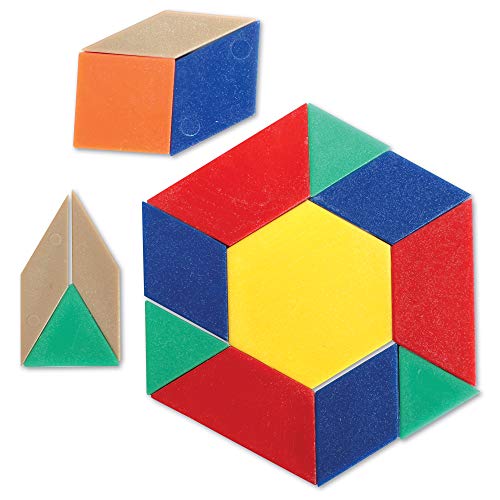 Learning Resources Plastic Pattern Blocks .5cm