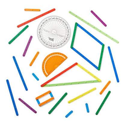 hand2mind AngLegs Starter Set with 2 Protractors - style: Starter Set