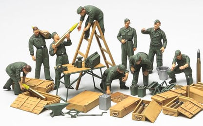 Tamiya Models Tank Crew Field Maintenance Set