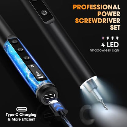 Mini Electric Screwdriver,Cordless Precision Small Screwdriver Set