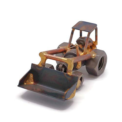 Front Loader Collectible Handmade Metal Art Figurine, Desk Accessories, Trophy, Boss Gift, Home Office Décor, Construction Worker Gift - style: Front Loader