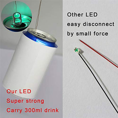 25pcs Pre-soldered Micro Litz Wired Leads Warm White SMD Led 0603 + Muti-Resistor New - color: (2)Warm White, size: 25pcs
