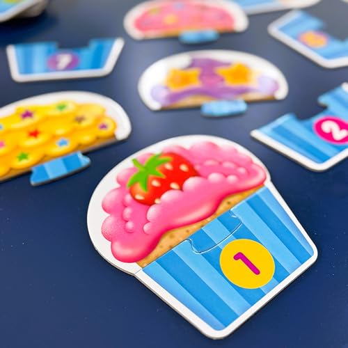 The Learning Journey: My First Match It - Counting Cupcakes- 15 Piece Self-Correcting Matching Puzzles - First Learning Toys for Toddlers 2-5 - Award Winning Toys - size: 15 pieces, style: Modern