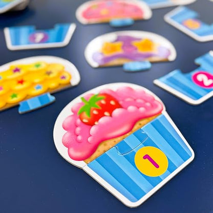 The Learning Journey: My First Match It - Counting Cupcakes- 15 Piece Self-Correcting Matching Puzzles - First Learning Toys for Toddlers 2-5 - Award Winning Toys - size: 15 pieces, style: Modern