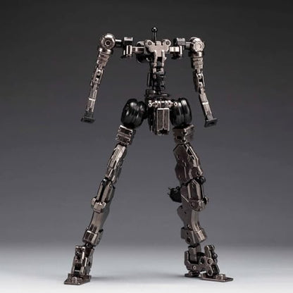 Pipigirl 1/100 Plastic Alloy Skeleton Mecha Action Figures Kits, Yan Mie, 8.66 in High, Easy to Assembly Mecha Model - color: Yan Mie