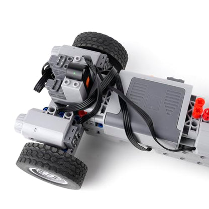 RC Car 4WD Kit Building-Block Chassis for Off‑Road Climbing Remote‑Control Compatible M Motor Servo AA Battery Box 62.4×20mm Wheels DIY Set