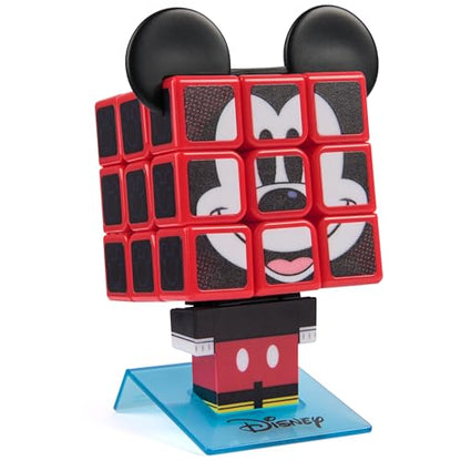 Rubik’s Cube Mickey Mouse Disney Cuber, Problem-Solving Challenging Brain Teaser Collectible Fidget Toy for Puzzle Lovers & Disney Fans Ages 8 and up - color: Disney Mickey Mouse, size: 1