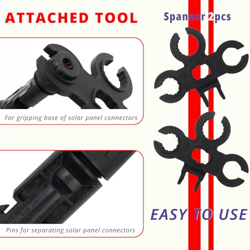 Solar Crimping Tool Kit with 12 Pairs Connectors - color: Mc4-12set-with Iron Scissor