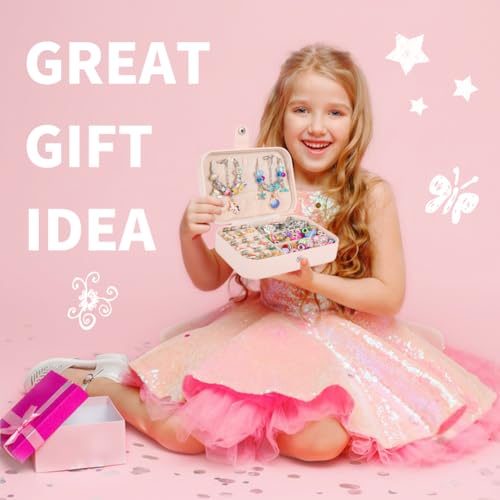 Sofier Jewelry Bracelet Making Kit for DIY Beads Charms Set Teen Gifts - color: Jewelry Box
