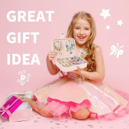 Sofier Jewelry Bracelet Making Kit for DIY Beads Charms Set Teen Gifts - color: Jewelry Box
