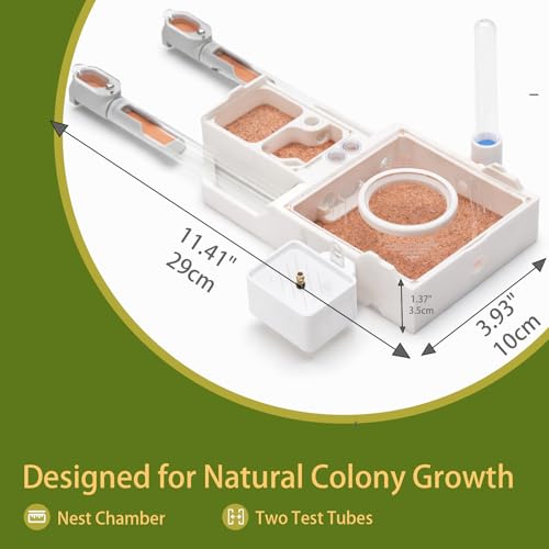 StackCore Stackable Series - White Hybrid (Tube-and-Flat Ant Nest) with Starter Tool Kit - size: White Hybrid
