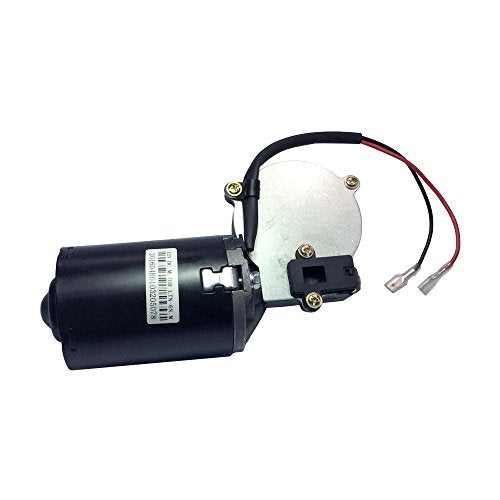 High Torque 24V DC Electric Reversible Gear Motor 50 RPM Right Angle Thread Shaft for Volume Gate Garage Door - size: 24V, style: Right-Threaded Shaft