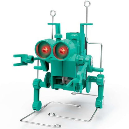 4M Kidz Robotix-Wacky Walking Robot, Science and Activity Kit for Boys and Girls 8-14 Years, STEM Kit, Educational Fun Science
