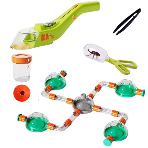 Bug Catcher for Kids – Bug Catching Kit with Modular Bugs Maze, Bug Terrarium for Kids, STEM Outdoor Science Toy & Bug Farm for Kids Ages 4–8